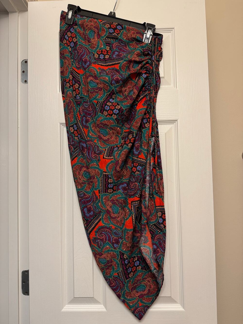 Veronica Beard Ari Paisley Midi Skirt Size 4 Silk Blend